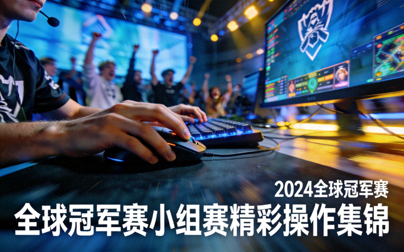 全球冠军赛小组赛精彩操作集锦画面，选手极限操作瞬间